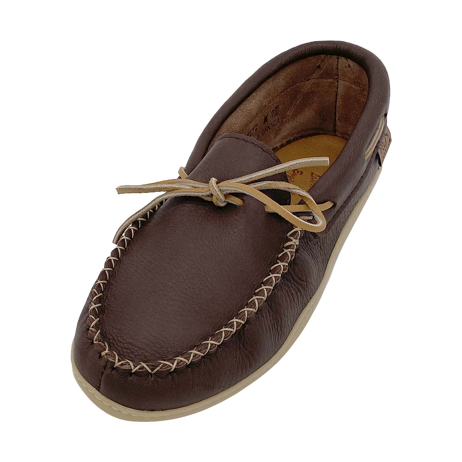 Men's Moose Hide Memory Foam Moccasin Shoes
